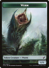 Beast (013) // Wurm Double-Sided Token [Commander 2019 Tokens] | Clutch Gaming