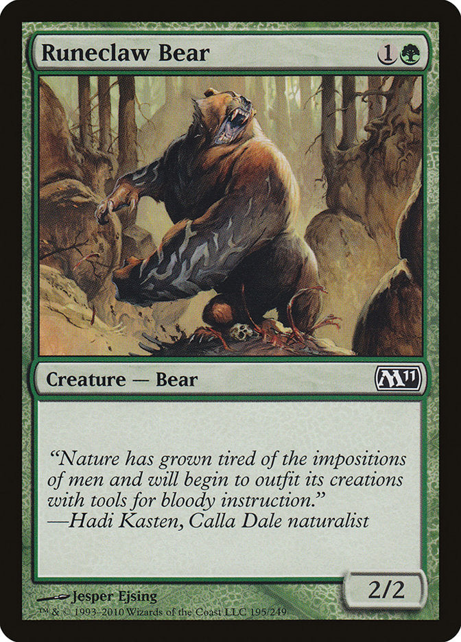 Runeclaw Bear [Magic 2011] | Clutch Gaming