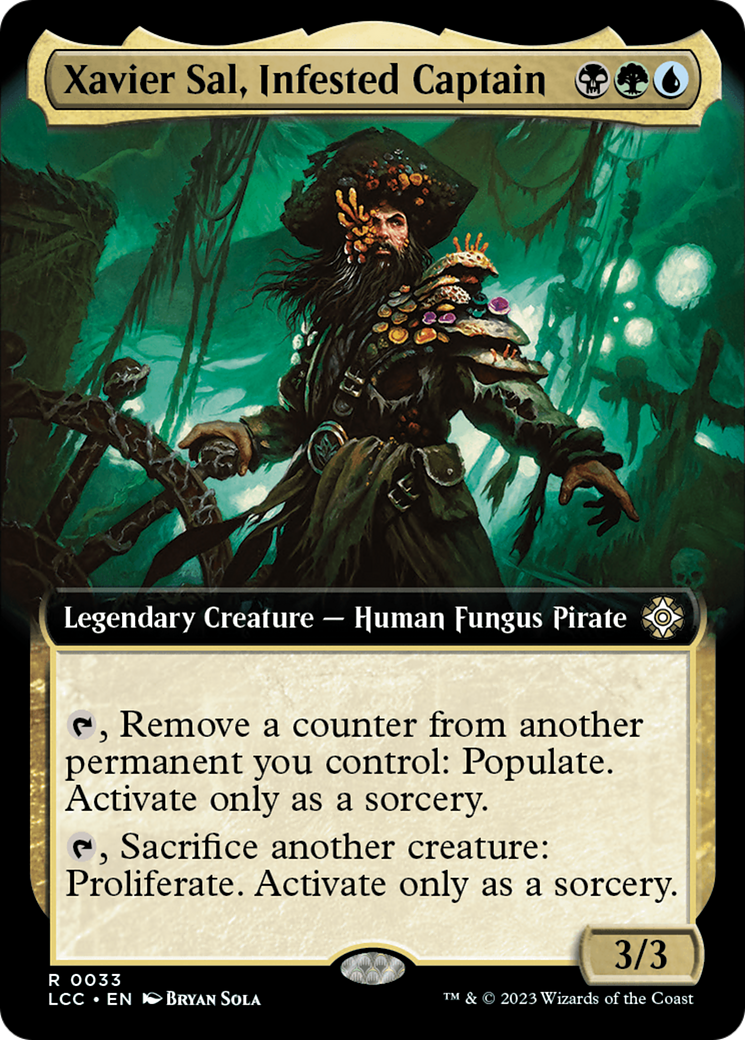 Xavier Sal, Infested Captain (Extended Art) [The Lost Caverns of Ixalan Commander] | Clutch Gaming