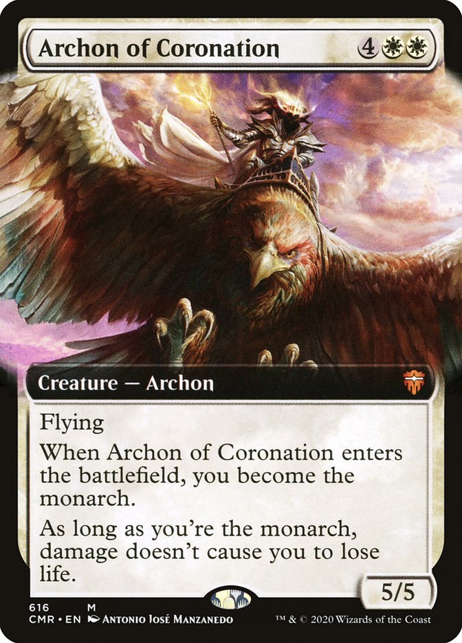 Archon of Coronation (Extended Art) [Commander Legends] | Clutch Gaming