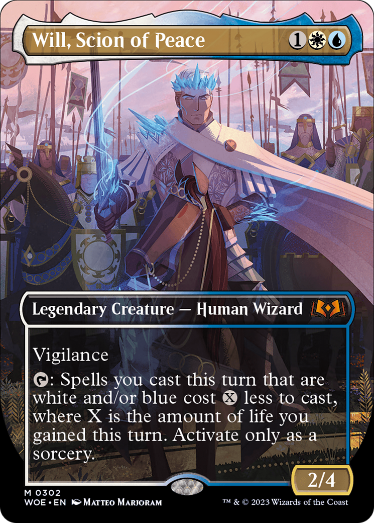 Will, Scion of Peace (Borderless Alternate Art) [Wilds of Eldraine] | Clutch Gaming