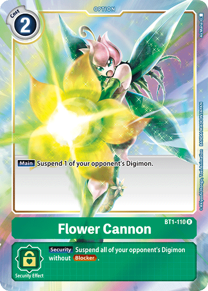 Flower Cannon [BT1-110] (Alternate Art) [Release Special Booster Ver.1.0] | Clutch Gaming