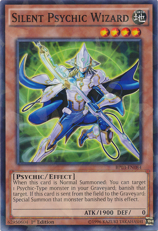 Silent Psychic Wizard [BP03-EN084] Shatterfoil Rare | Clutch Gaming