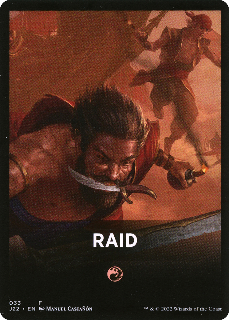 Raid Theme Card [Jumpstart 2022 Front Cards] | Clutch Gaming