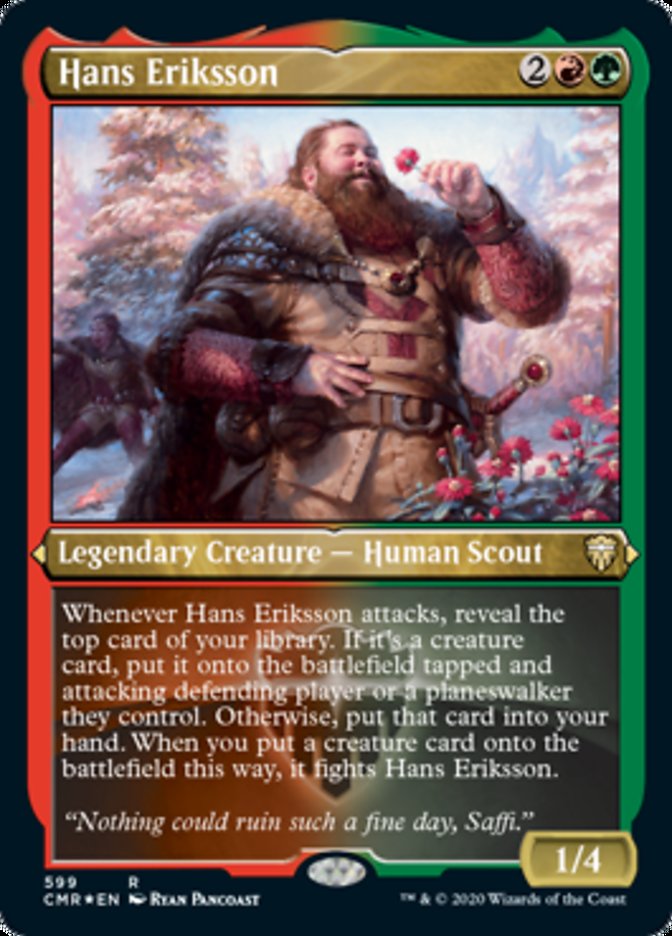 Hans Eriksson (Etched) [Commander Legends] | Clutch Gaming