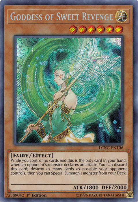 Goddess of Sweet Revenge [LCKC-EN106] Secret Rare | Clutch Gaming