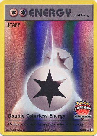 Double Colorless Energy (90/108) (NA Championship Promo Staff) [XY: Evolutions] | Clutch Gaming