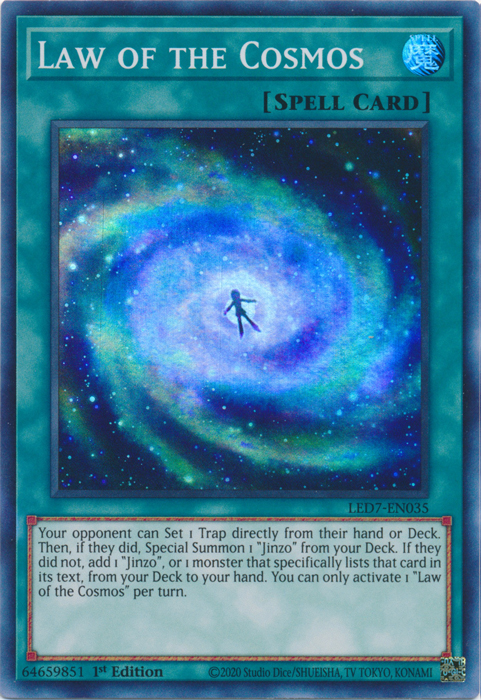 Law of the Cosmos [LED7-EN035] Super Rare | Clutch Gaming