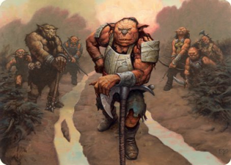 Hobgoblin Bandit Lord Art Card [Dungeons & Dragons: Adventures in the Forgotten Realms Art Series] | Clutch Gaming