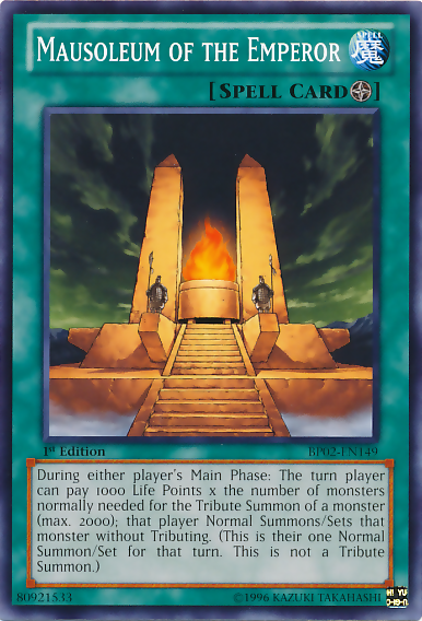 Mausoleum of the Emperor [BP02-EN149] Common | Clutch Gaming