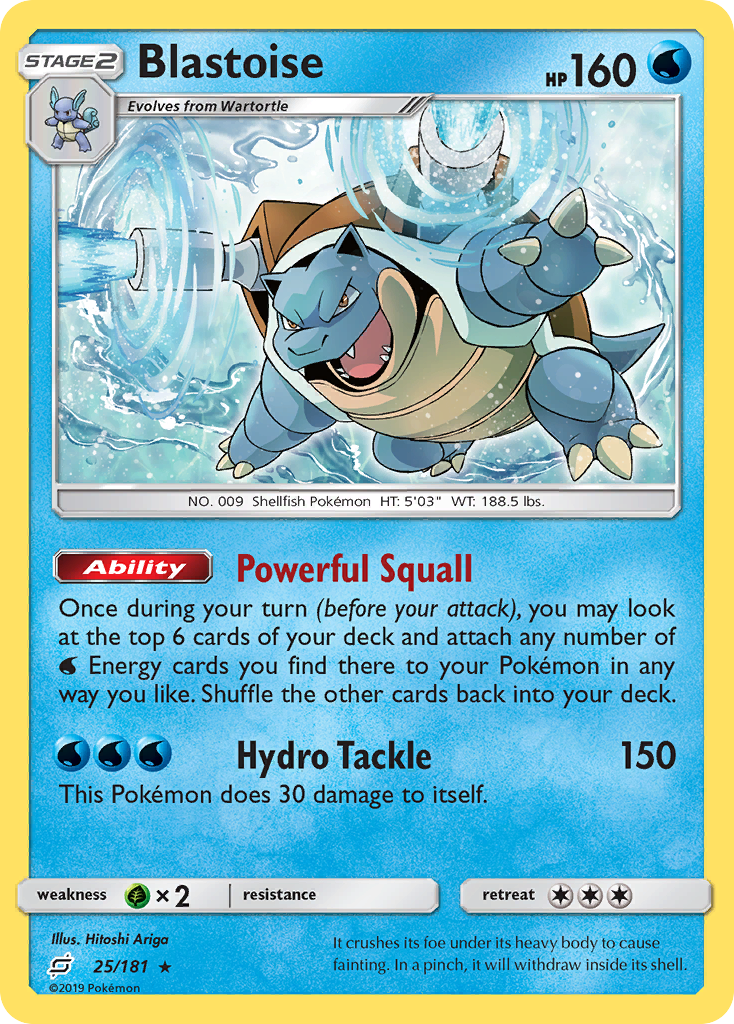 Blastoise (25/181) [Sun & Moon: Team Up] | Clutch Gaming