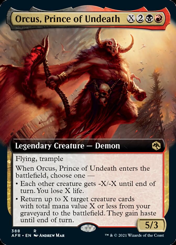 Orcus, Prince of Undeath (Extended Art) [Dungeons & Dragons: Adventures in the Forgotten Realms] | Clutch Gaming
