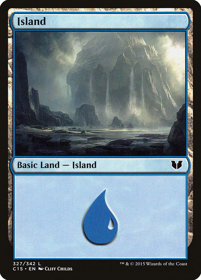 Island (327) [Commander 2015] | Clutch Gaming