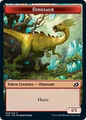 Dinosaur // Human Soldier (003) Double-Sided Token [Ikoria: Lair of Behemoths Tokens] | Clutch Gaming