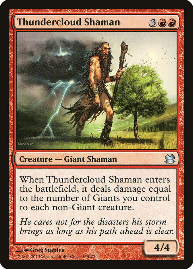 Thundercloud Shaman [Modern Masters] | Clutch Gaming