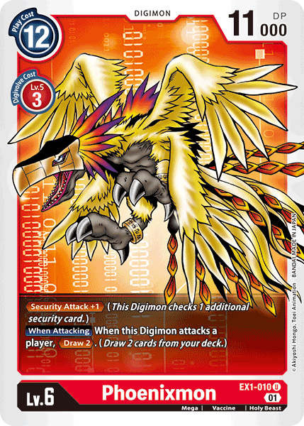 Phoenixmon [EX1-010] [Classic Collection] | Clutch Gaming