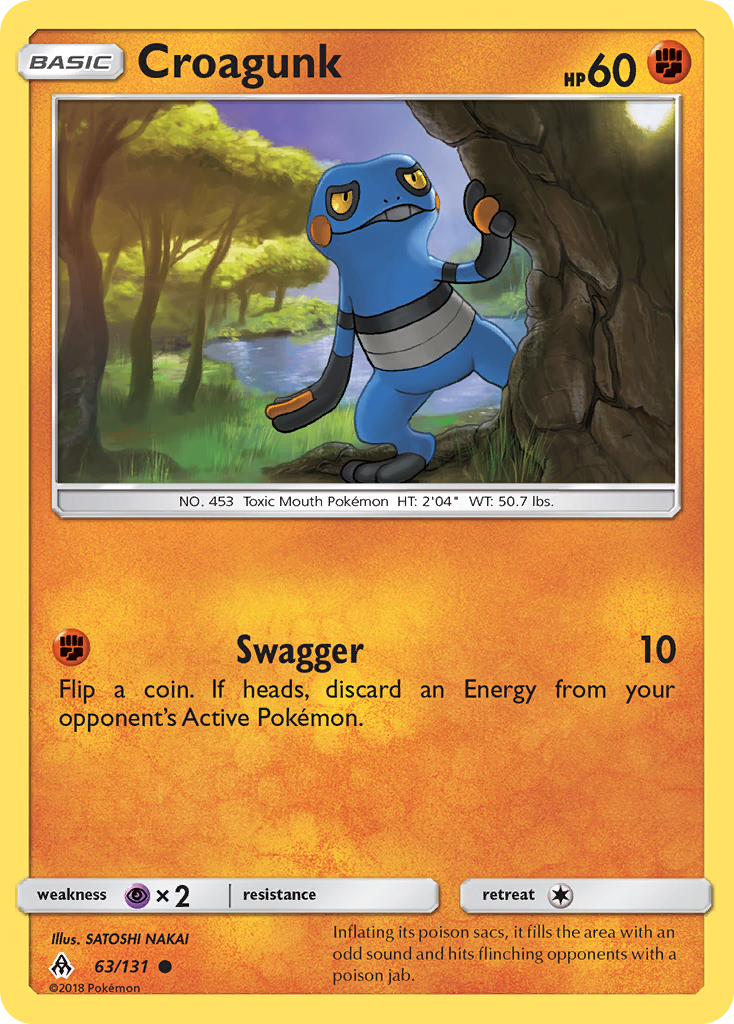 Croagunk (63/131) [Sun & Moon: Forbidden Light] | Clutch Gaming