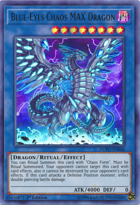 Blue-Eyes Chaos MAX Dragon [DUPO-EN048] Ultra Rare | Clutch Gaming