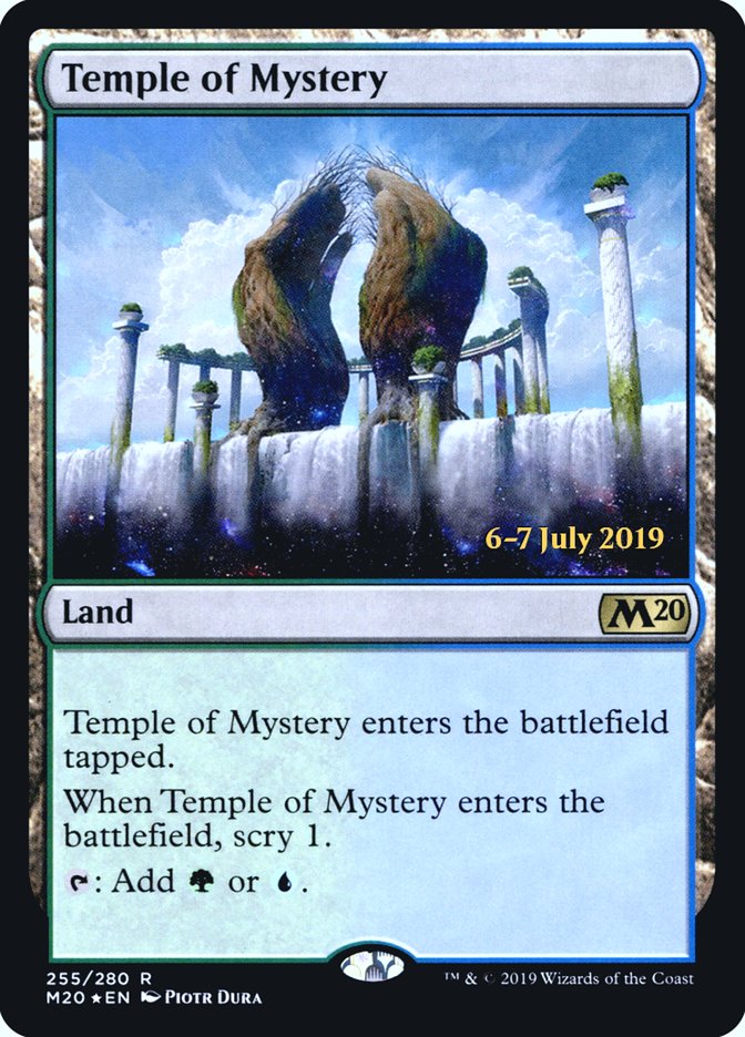 Temple of Mystery [Core Set 2020 Prerelease Promos] | Clutch Gaming