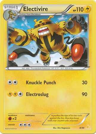 Electivire (4/30) [XY: Trainer Kit 3 - Pikachu Libre] | Clutch Gaming