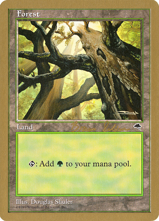 Forest (bs347) (Brian Selden) [World Championship Decks 1998] | Clutch Gaming