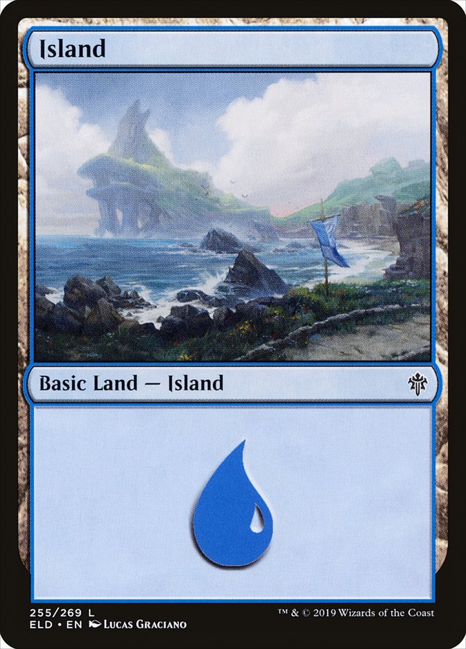 Island (255) [Throne of Eldraine] | Clutch Gaming