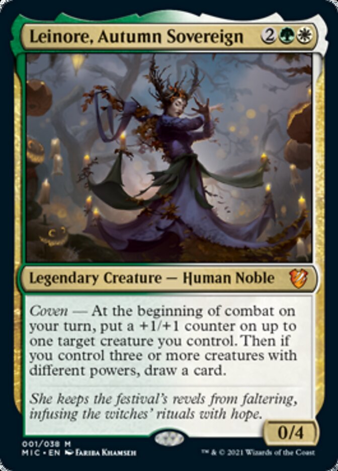 Leinore, Autumn Sovereign (Display Commander) [Innistrad: Midnight Hunt Commander] | Clutch Gaming