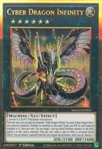 Cyber Dragon Infinity [MAGO-EN033] Gold Rare | Clutch Gaming