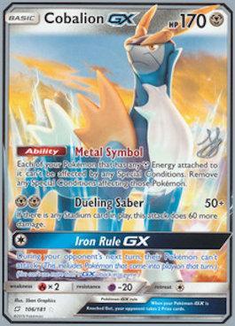 Cobalion GX (106/181) (Perfection - Henry Brand) [World Championships 2019] | Clutch Gaming