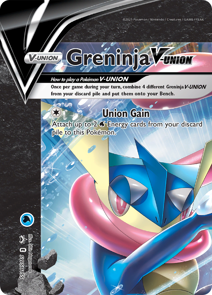 Greninja V-Union (SWSH155) [Sword & Shield: Black Star Promos] | Clutch Gaming