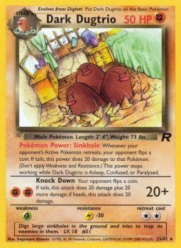 Dark Dugtrio (23/82) [Team Rocket Unlimited] | Clutch Gaming