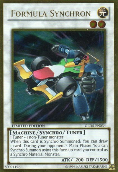 Formula Synchron [GLD5-EN034] Gold Rare | Clutch Gaming