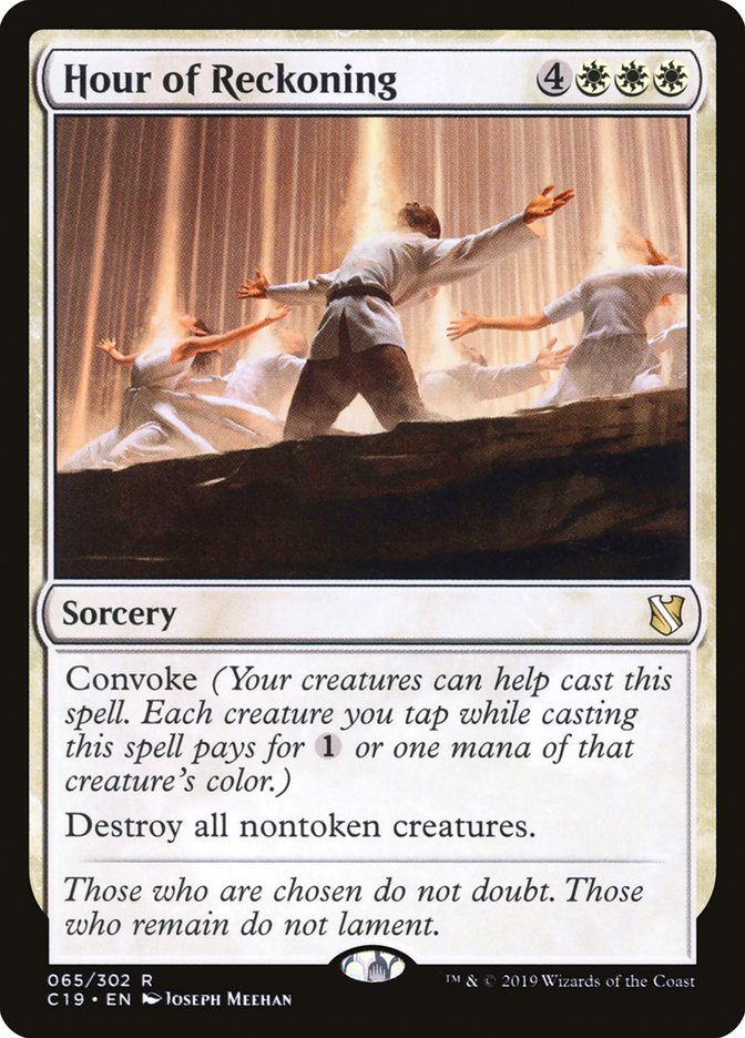 Hour of Reckoning [Commander 2019] | Clutch Gaming