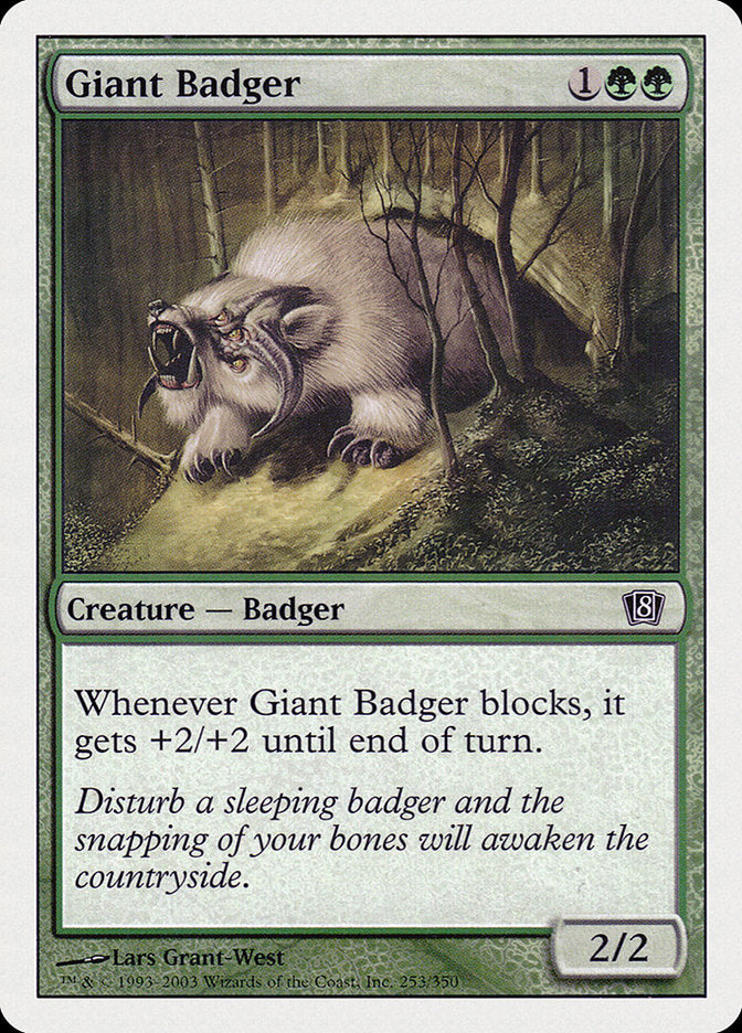 Giant Badger [Eighth Edition] | Clutch Gaming