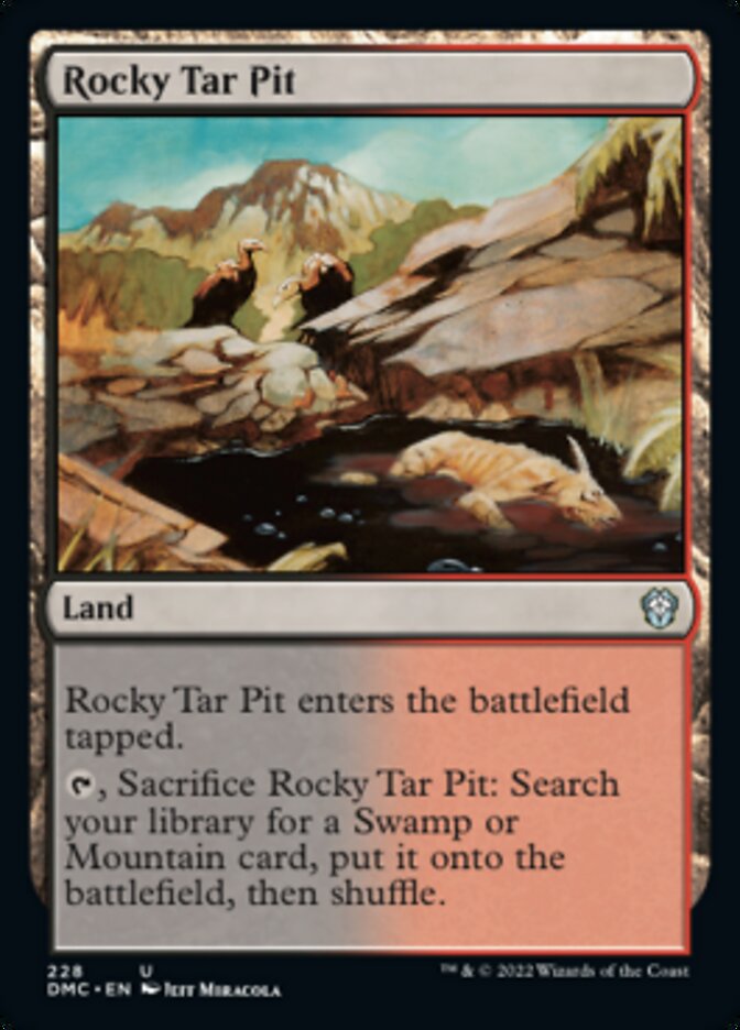 Rocky Tar Pit [Dominaria United Commander] | Clutch Gaming