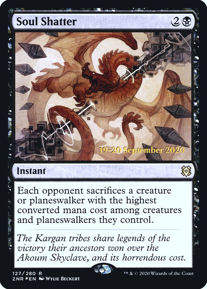 Soul Shatter [Zendikar Rising Prerelease Promos] | Clutch Gaming