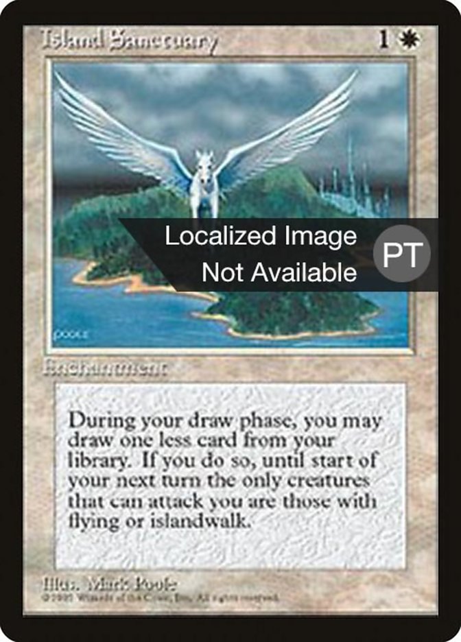 Island Sanctuary [Fourth Edition (Foreign Black Border)] | Clutch Gaming