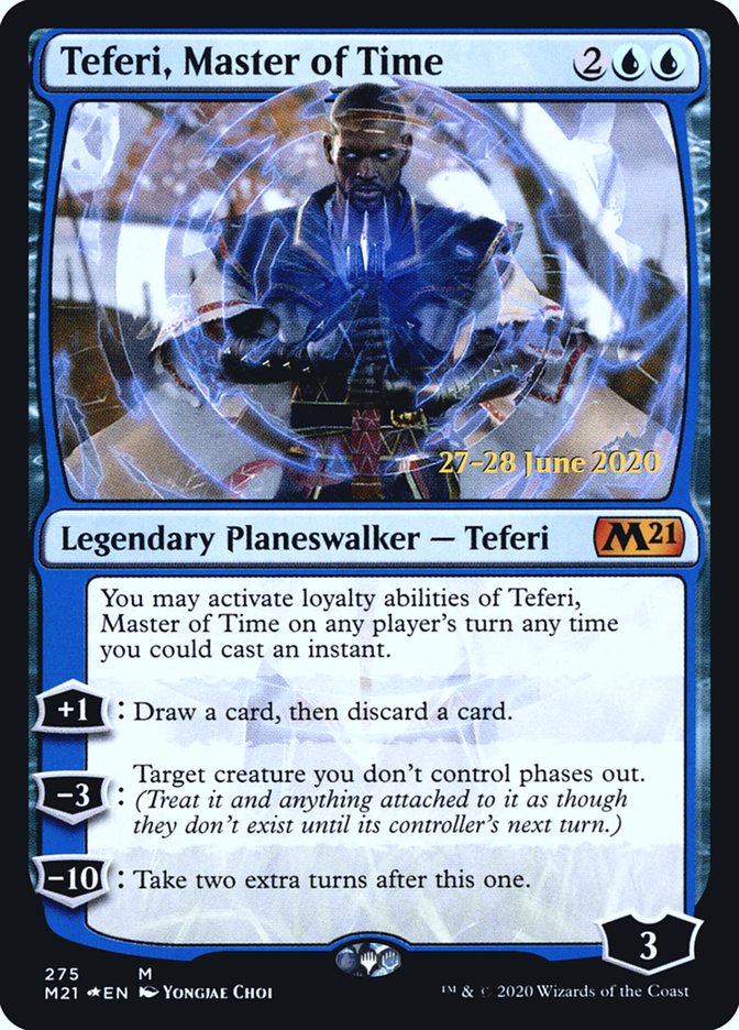 Teferi, Master of Time [Core Set 2021 Prerelease Promos] | Clutch Gaming