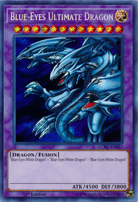 Blue-Eyes Ultimate Dragon [LCKC-EN057] Secret Rare | Clutch Gaming