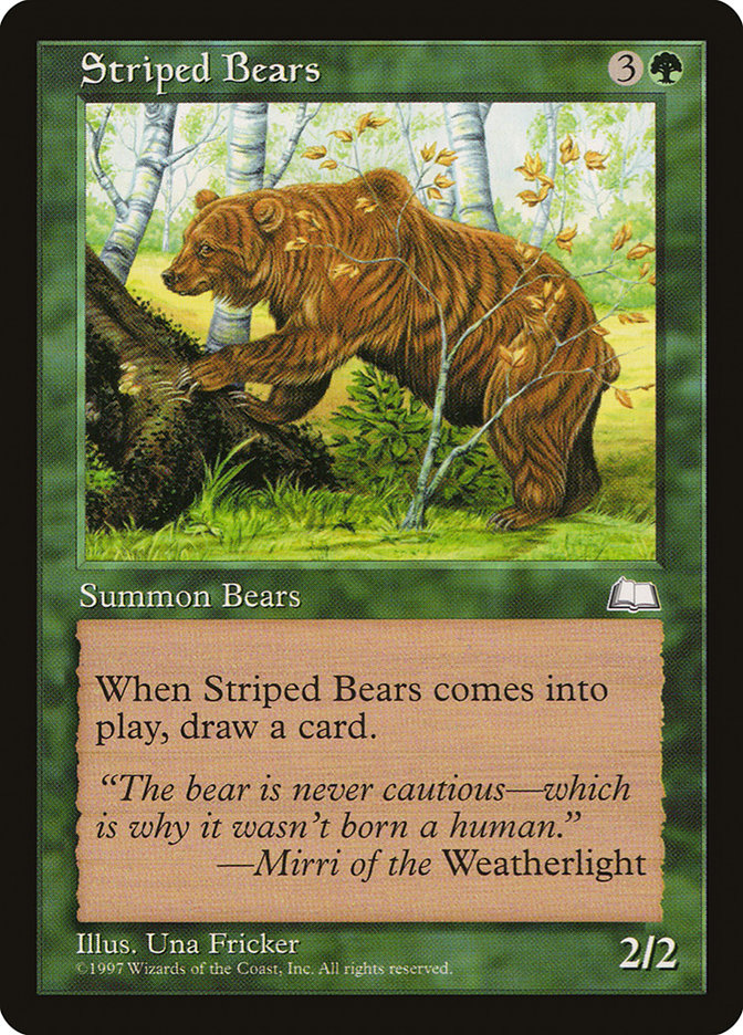 Striped Bears [Weatherlight] | Clutch Gaming