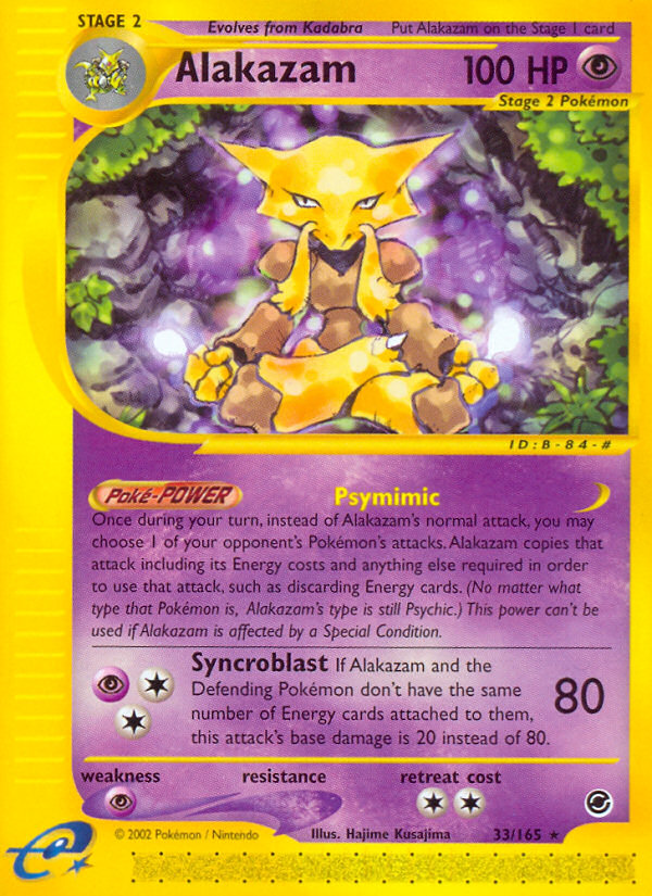 Alakazam (33/165) [Expedition: Base Set] | Clutch Gaming