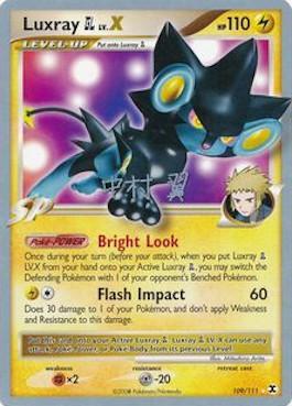 Luxray GL LV.X (109/111) (Crowned Tiger - Tsubasa Nakamura) [World Championships 2009] | Clutch Gaming