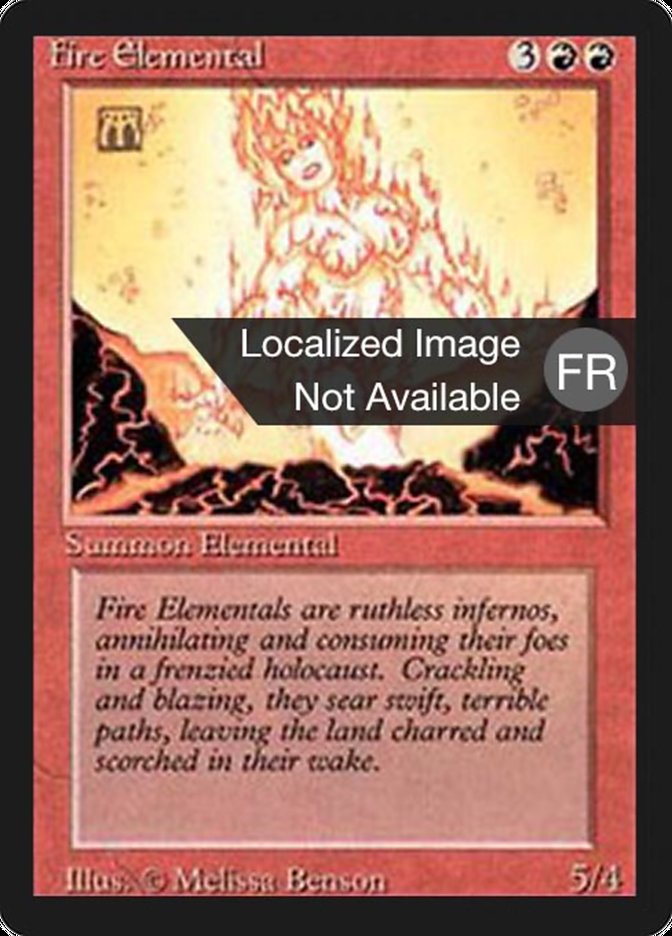 Fire Elemental [Foreign Black Border] | Clutch Gaming