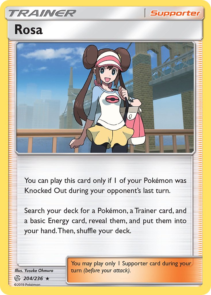 Rosa (204/236) (Theme Deck Exclusive) [Sun & Moon: Cosmic Eclipse] | Clutch Gaming