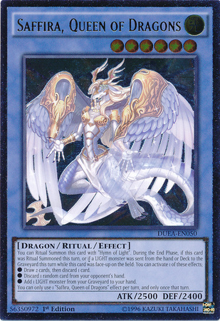 Saffira, Queen of Dragons (UTR) [DUEA-EN050] Ultimate Rare | Clutch Gaming