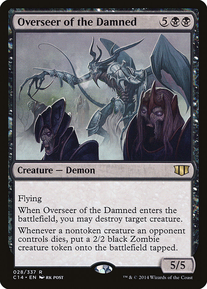 Overseer of the Damned [Commander 2014] | Clutch Gaming