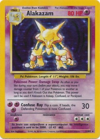 Alakazam (1/102) [Base Set Unlimited] | Clutch Gaming