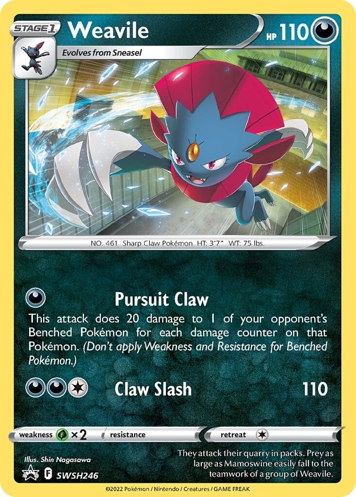 Weavile (SWSH246) [Sword & Shield: Black Star Promos] | Clutch Gaming