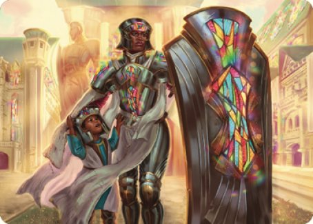 Guardian of New Benalia Art Card [Dominaria United Art Series] | Clutch Gaming