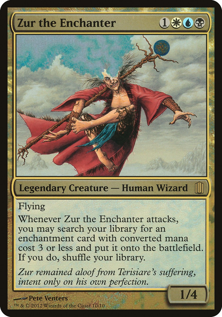 Zur the Enchanter (Oversized) [Commander's Arsenal Oversized] | Clutch Gaming